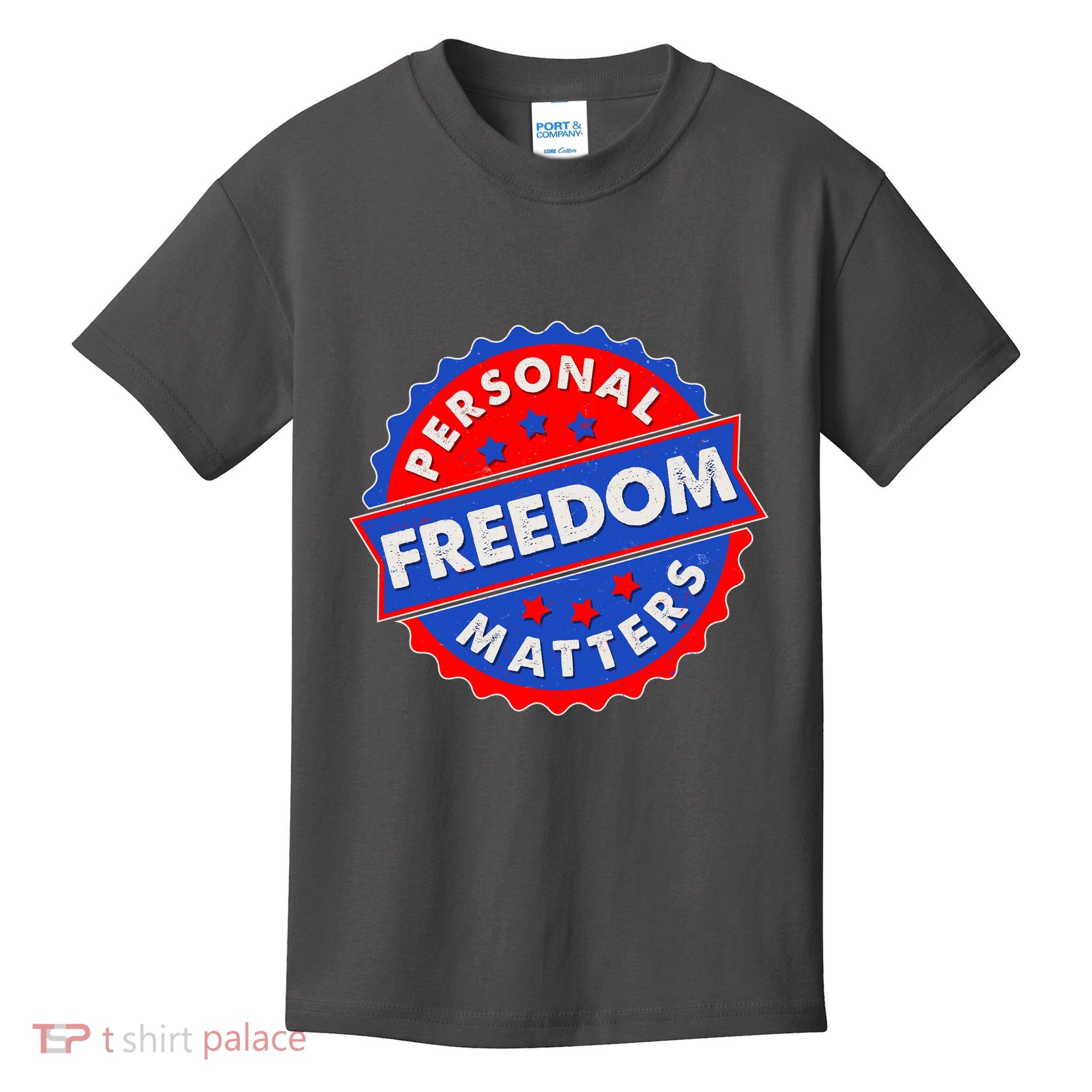 Personal Freedom Matters Emblem Kids T-Shirt