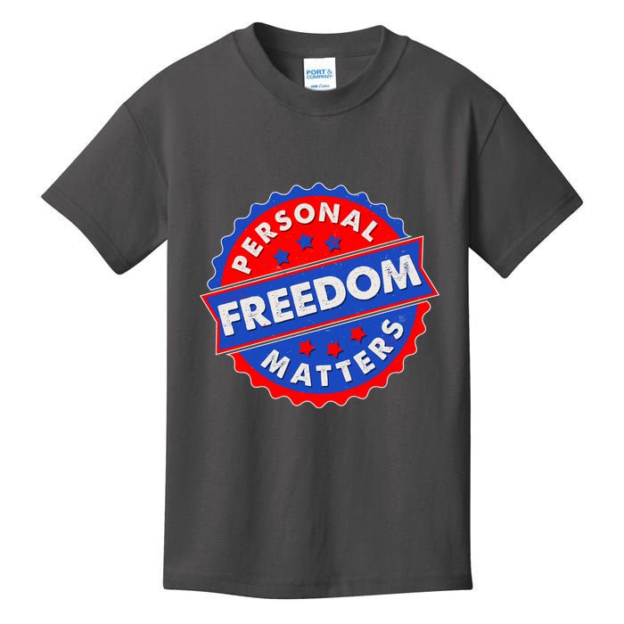 Personal Freedom Matters Emblem Kids T-Shirt
