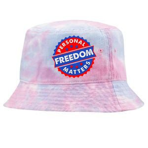 Personal Freedom Matters Emblem Tie-Dyed Bucket Hat