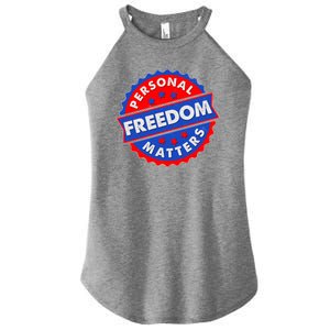 Personal Freedom Matters Emblem Women's Perfect Tri Rocker Tank