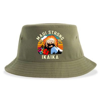 Pray For Maui Hawaii Strong Tee Apparel Matching Family Sustainable Bucket Hat