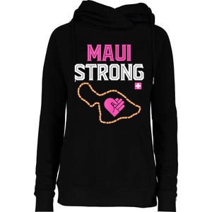 Pray For Maui Hawaii Strong Womens Funnel Neck Pullover Hood