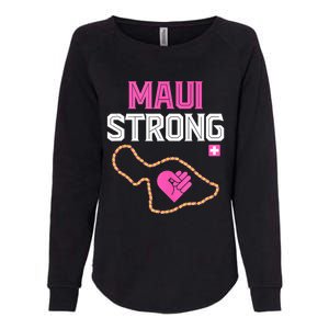 Pray For Maui Hawaii Strong Womens California Wash Sweatshirt