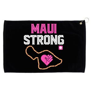 Pray For Maui Hawaii Strong Grommeted Golf Towel