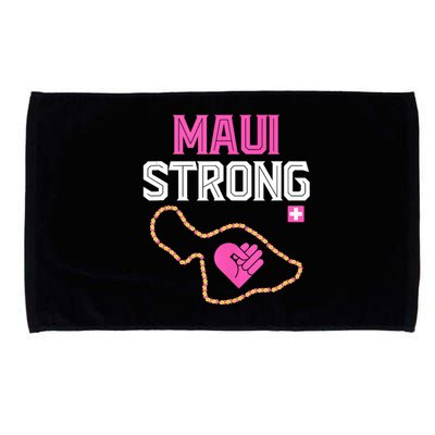 Pray For Maui Hawaii Strong Microfiber Hand Towel