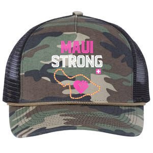 Pray For Maui Hawaii Strong Retro Rope Trucker Hat Cap