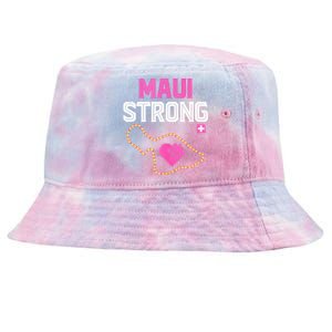 Pray For Maui Hawaii Strong Tie-Dyed Bucket Hat