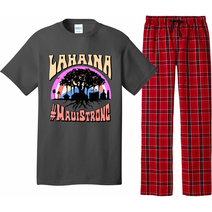 Pray For Maui Hawaii Maui Strong Lahaina Banyan Tree Gift Pajama Set