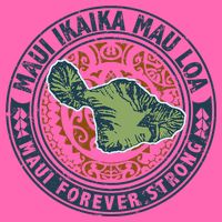 Pray For Maui Hawaii Strong Stripe Pom Pom Beanie