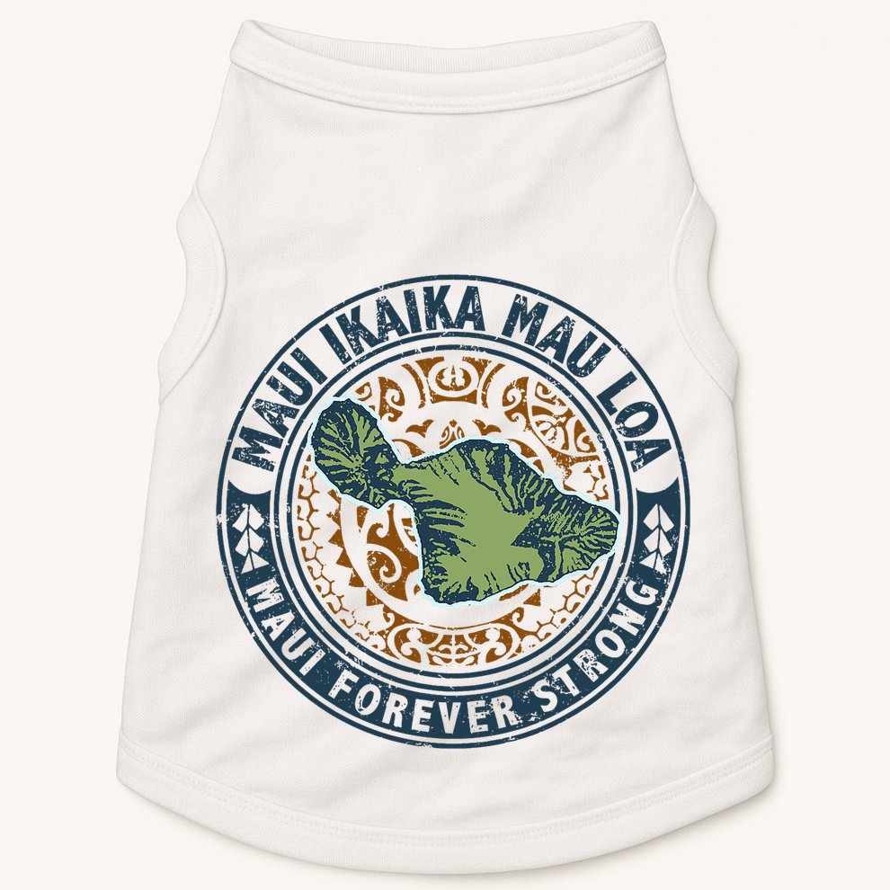 Pray For Maui Hawaii Strong Doggie Tank