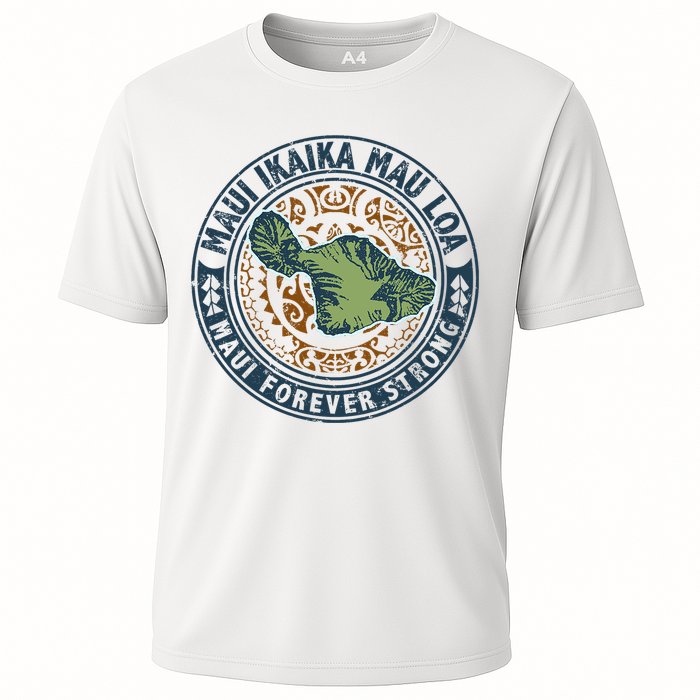 Pray For Maui Hawaii Strong Cooling Performance Crew T-Shirt