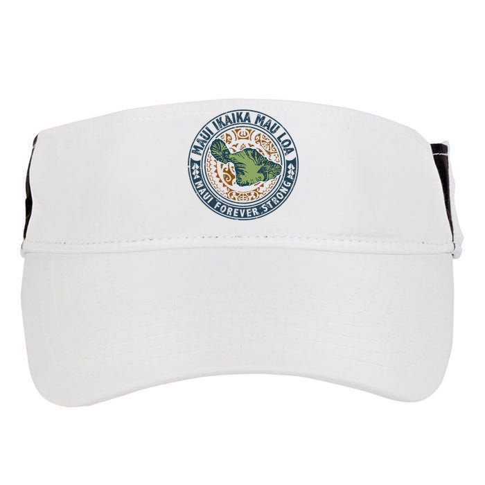 Pray For Maui Hawaii Strong Adult Drive Performance Visor