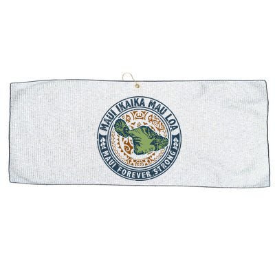 Pray For Maui Hawaii Strong Large Microfiber Waffle Golf Towel