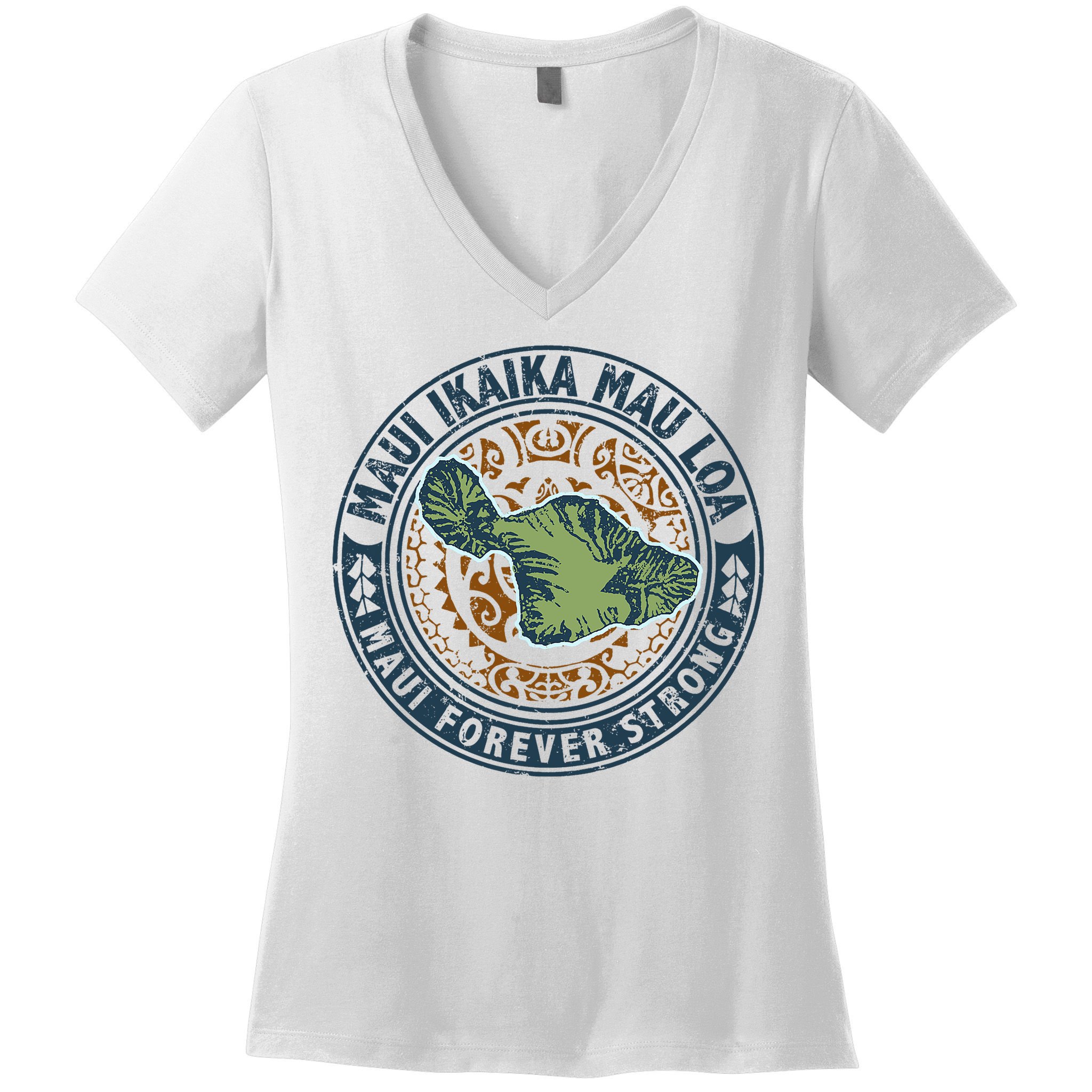 Pray For Maui Hawaii Strong Women's V-Neck T-Shirt