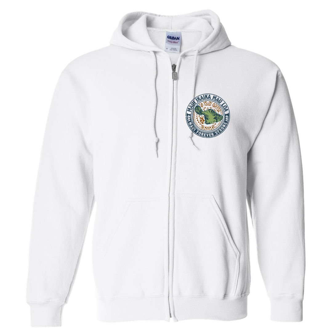 Pray For Maui Hawaii Strong Full Zip Hoodie