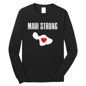 Pray For Maui Hawaii Strong Lahaina Fires Gift Long Sleeve Shirt