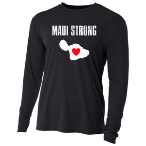 Pray For Maui Hawaii Strong Lahaina Fires Gift Cooling Performance Long Sleeve Crew