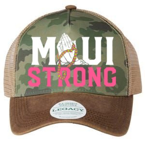 Pray For Maui Hawaii Strong Support For Hawaii Fire Victims Legacy Tie Dye Trucker Hat