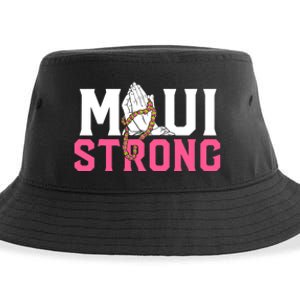 Pray For Maui Hawaii Strong Support For Hawaii Fire Victims Sustainable Bucket Hat