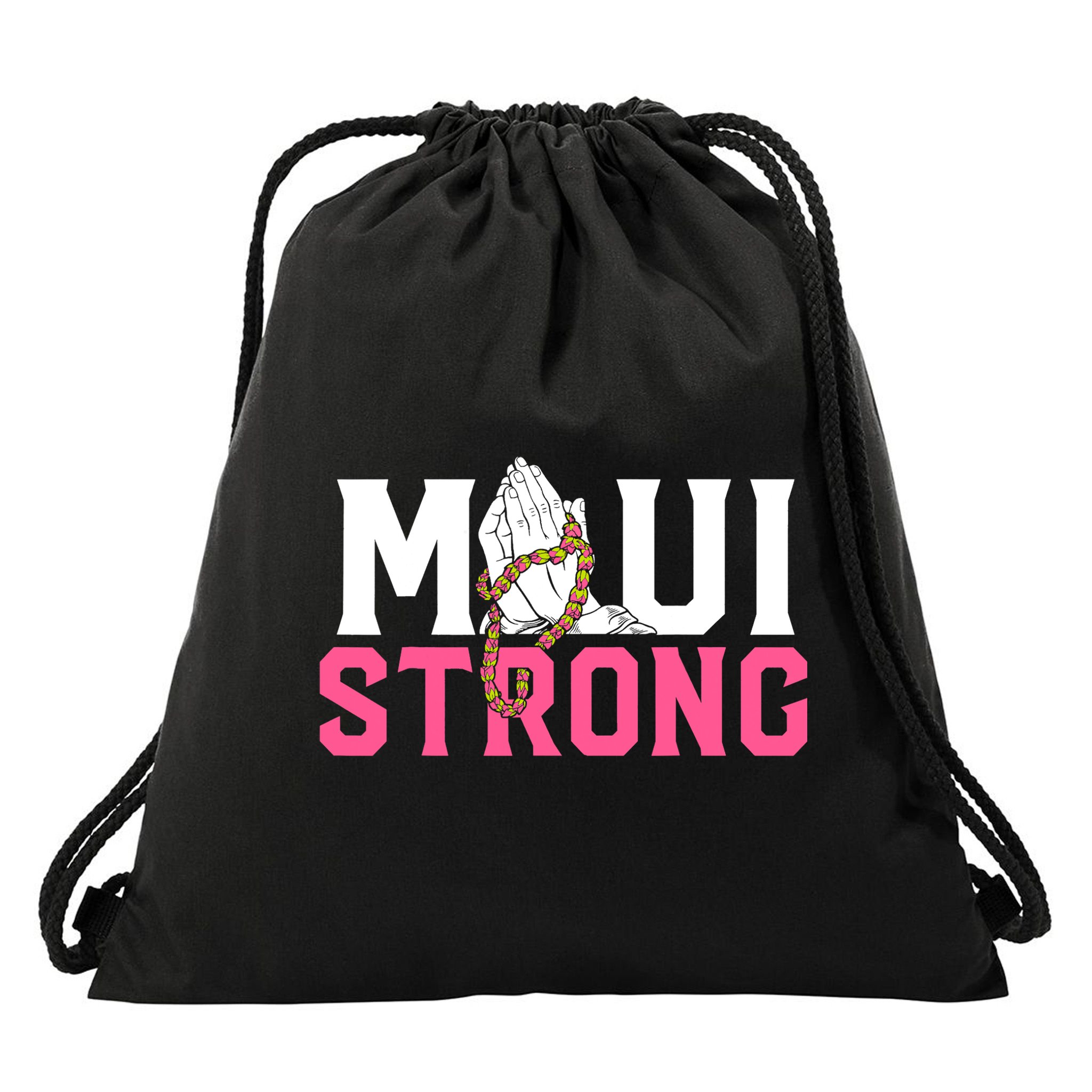Pray For Maui Hawaii Strong Support For Hawaii Fire Victims Drawstring Bag