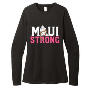 Pray For Maui Hawaii Strong Support For Hawaii Fire Victims Womens CVC Long Sleeve Shirt