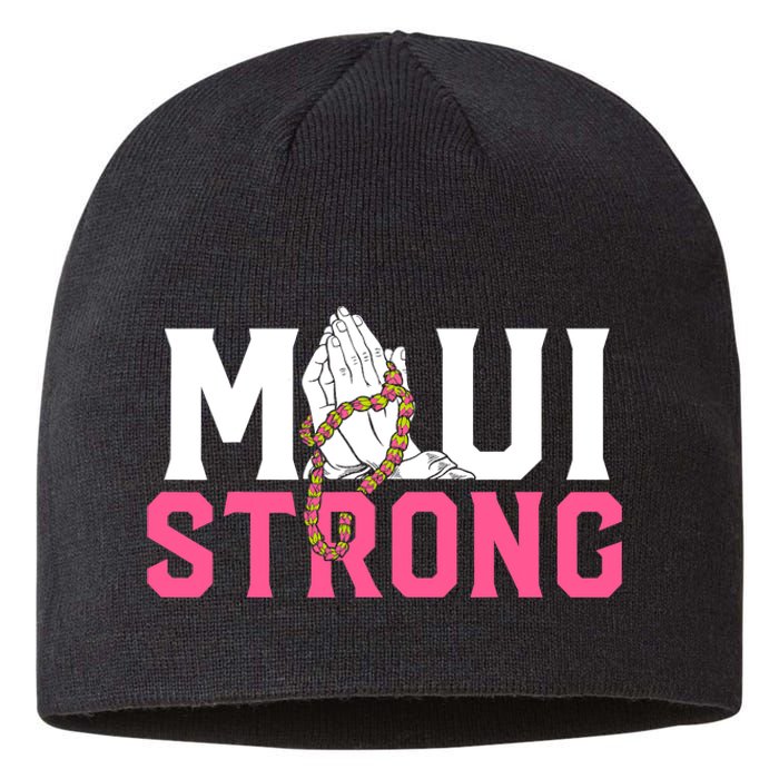 Pray For Maui Hawaii Strong Support For Hawaii Fire Victims Sustainable Beanie