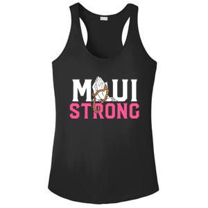 Pray For Maui Hawaii Strong Support For Hawaii Fire Victims Ladies PosiCharge Competitor Racerback Tank