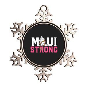 Pray For Maui Hawaii Strong Support For Hawaii Fire Victims Metallic Star Ornament