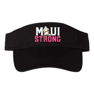 Pray For Maui Hawaii Strong Support For Hawaii Fire Victims Valucap Bio-Washed Visor