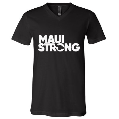 Pray for Maui Hawaii Strong V-Neck T-Shirt