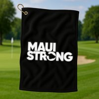 Pray for Maui Hawaii Strong Golf Towel