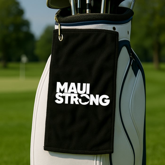 Pray for Maui Hawaii Strong Golf Towel
