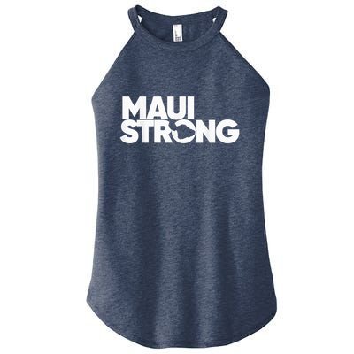Pray for Maui Hawaii Strong Women's Perfect Tri Rocker Tank