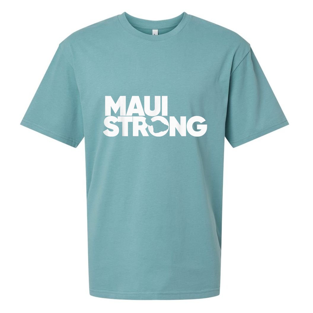 Pray for Maui Hawaii Strong Sueded Cloud Jersey T-Shirt