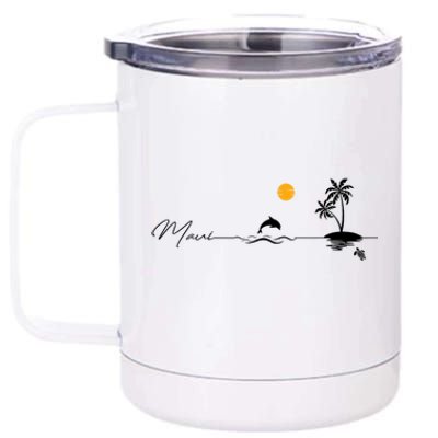 Pray For Maui Hawaii Strong Maui Hawaii Lahaina 12 oz Stainless Steel Tumbler Cup