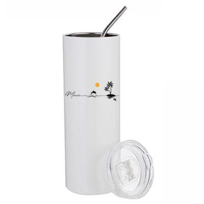 Pray For Maui Hawaii Strong Maui Hawaii Lahaina Stainless Steel Tumbler