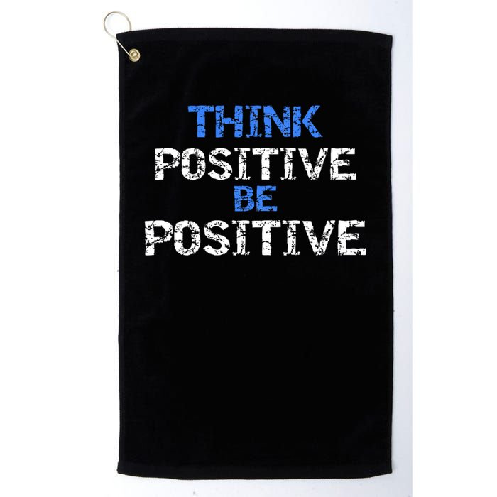 Positive For Motivational Kindness - Positive Message Golf Towel