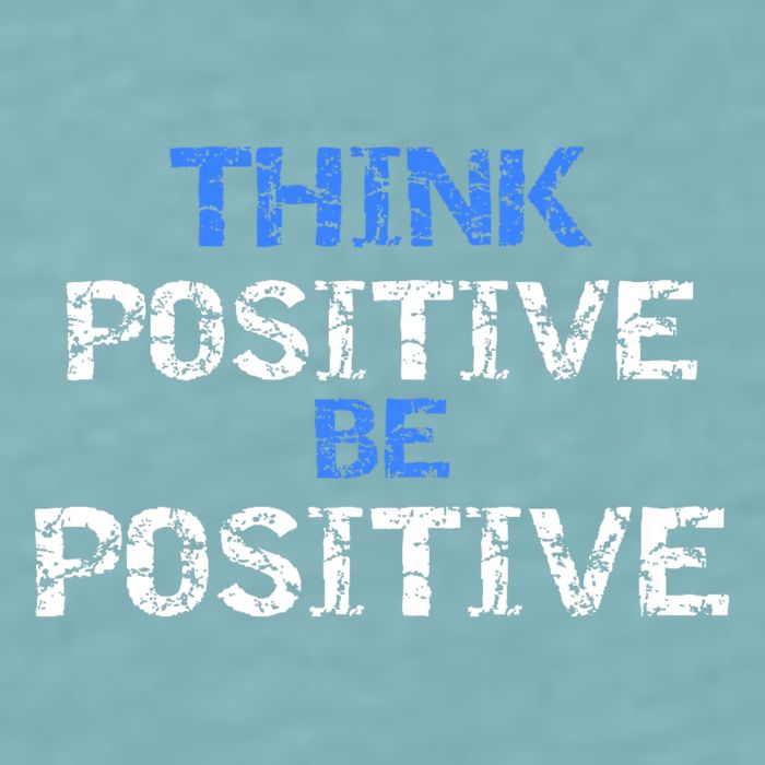 Positive For Motivational Kindness - Positive Message Sueded Cloud Jersey T-Shirt