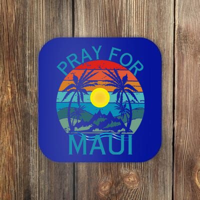 Pray For Maui Hawaii Wildflower Support Coaster