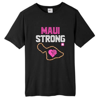 Pray For Maui Hawaii Strong Gift Tall Fusion ChromaSoft Performance T-Shirt