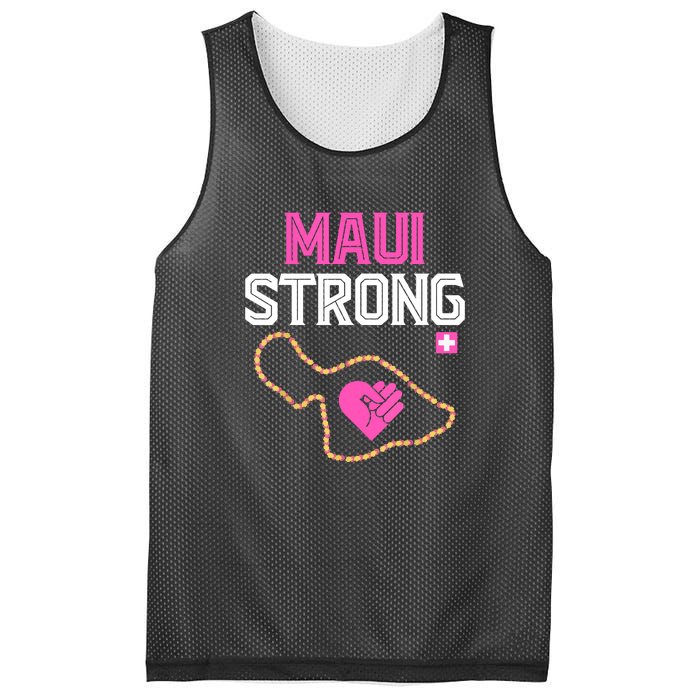 Pray For Maui Hawaii Strong Gift Mesh Reversible Basketball Jersey Tank