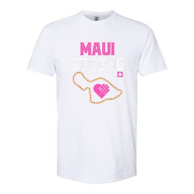 Pray For Maui Hawaii Strong Gift Softstyle CVC T-Shirt