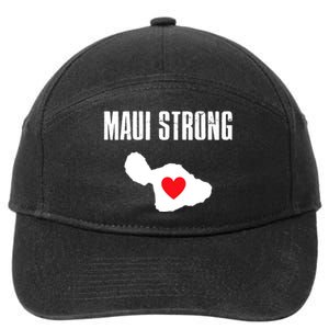 Pray For Maui Hawaii Maui Strong Maui Wildfire Relief 7-Panel Snapback Hat