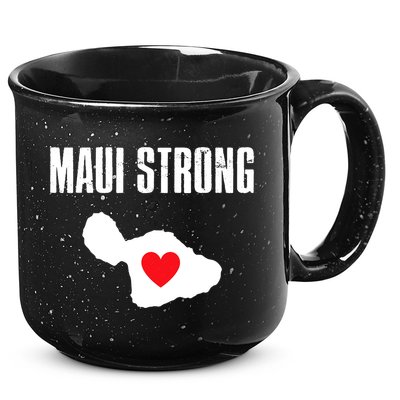 Pray For Maui Hawaii Maui Strong Maui Wildfire Relief 15oz Campfire Ceramic Mug