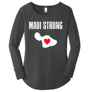 Pray For Maui Hawaii Maui Strong Maui Wildfire Relief Women's Perfect Tri Tunic Long Sleeve Shirt