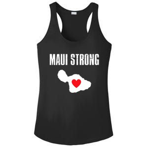 Pray For Maui Hawaii Maui Strong Maui Wildfire Relief Ladies PosiCharge Competitor Racerback Tank