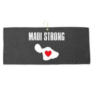 Pray For Maui Hawaii Maui Strong Maui Wildfire Relief Large Microfiber Waffle Golf Towel