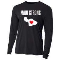 Pray For Maui Hawaii Maui Strong Maui Wildfire Relief Cooling Performance Long Sleeve Crew