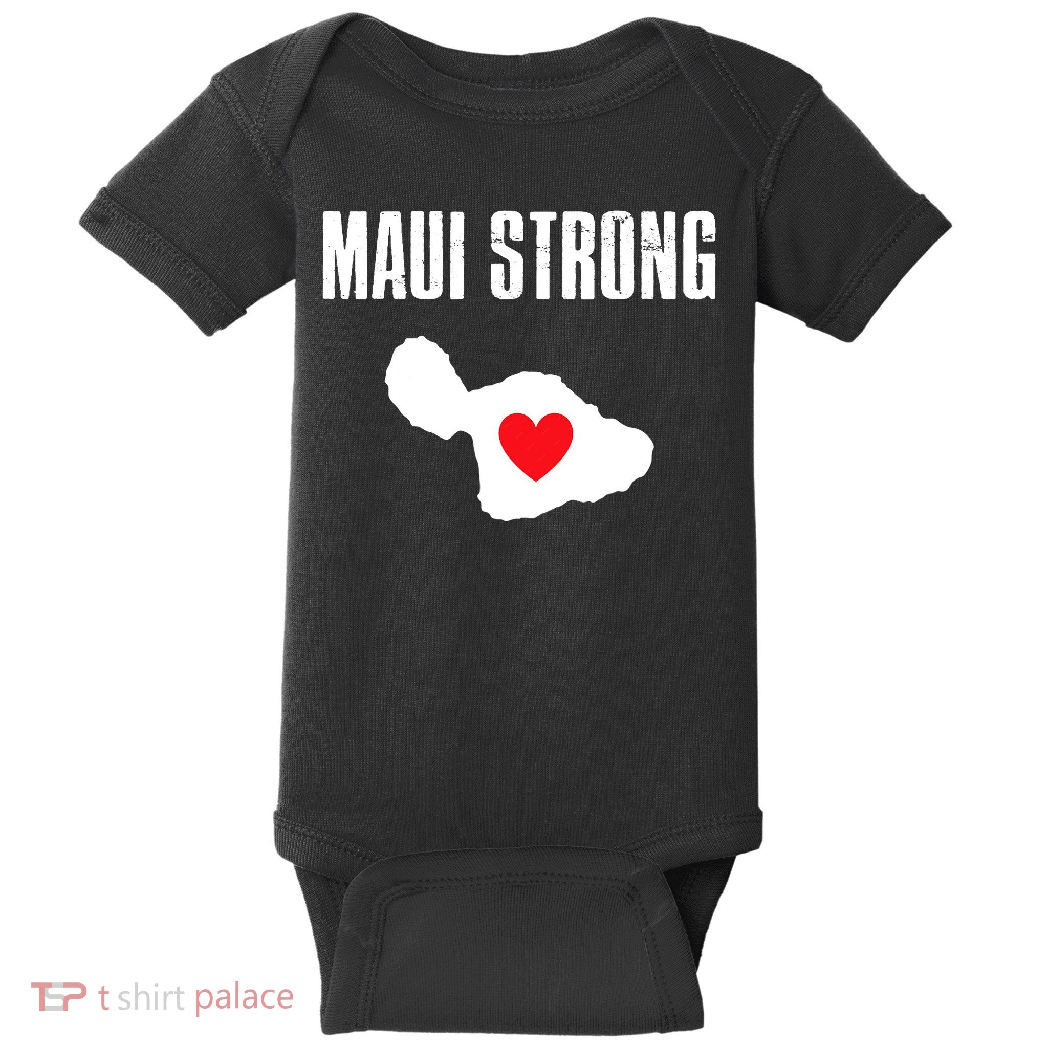 Pray For Maui Hawaii Maui Strong Maui Wildfire Relief Baby Bodysuit
