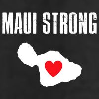 Pray For Maui Hawaii Maui Strong Maui Wildfire Relief Golf Towel